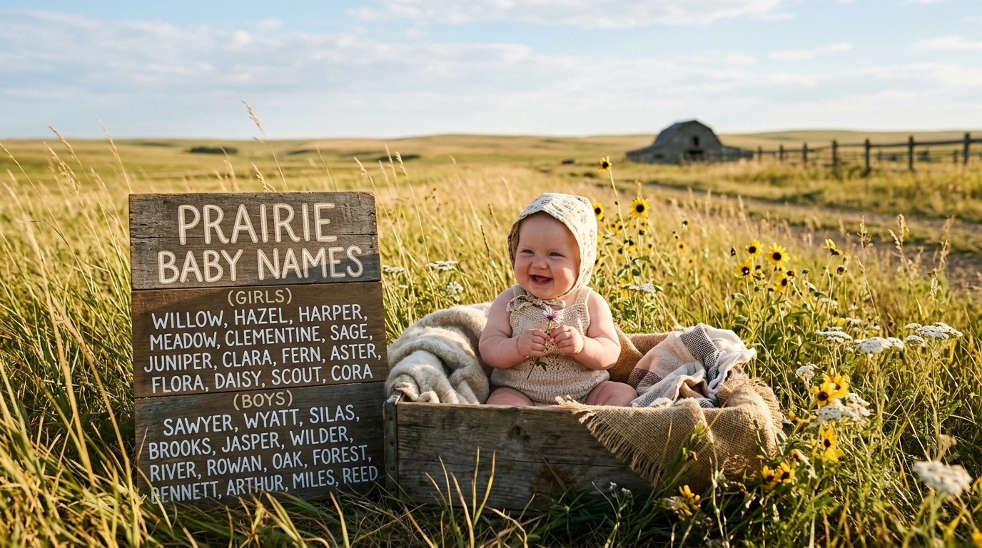 Boho Prairie Baby Names