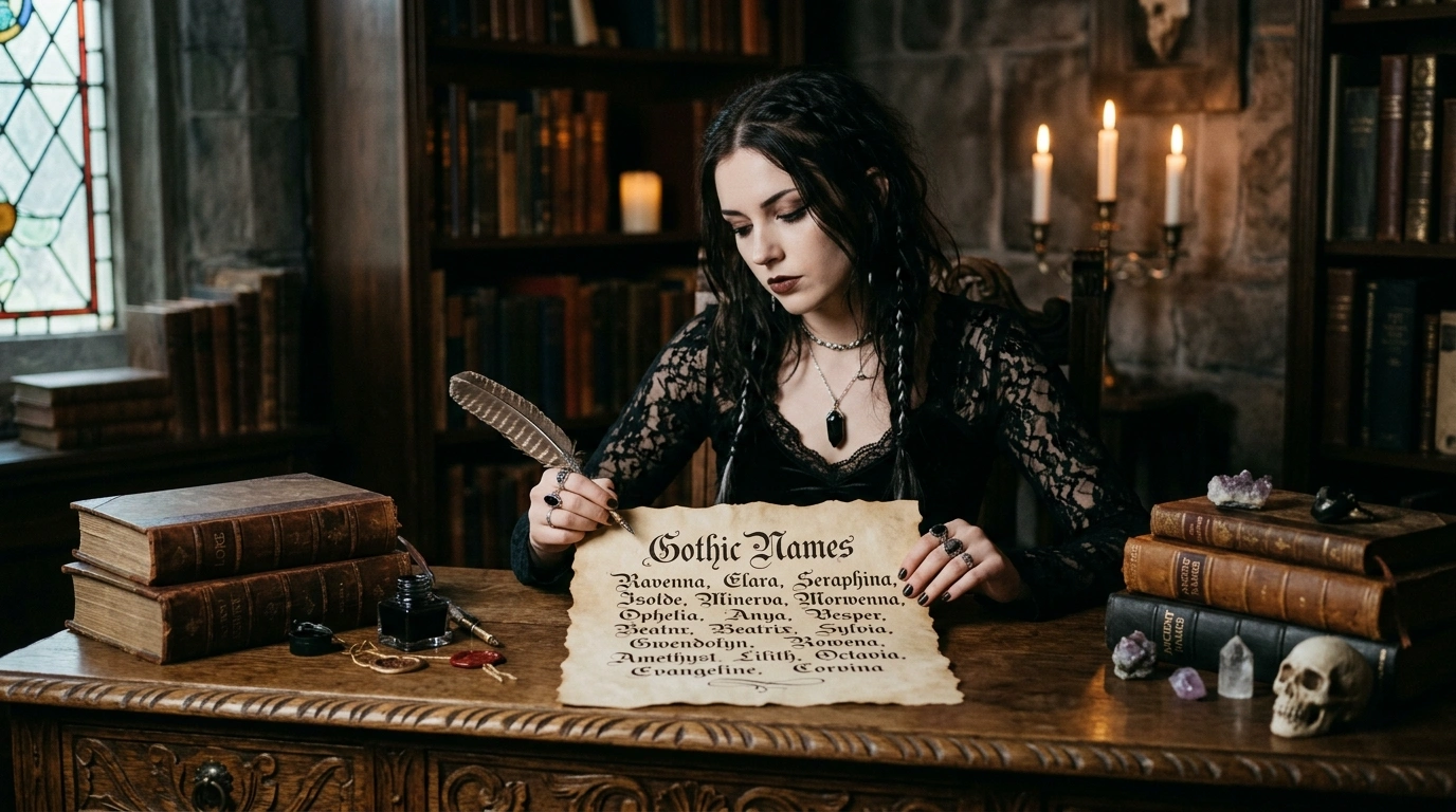 Dark Nature Gothic Girl Names