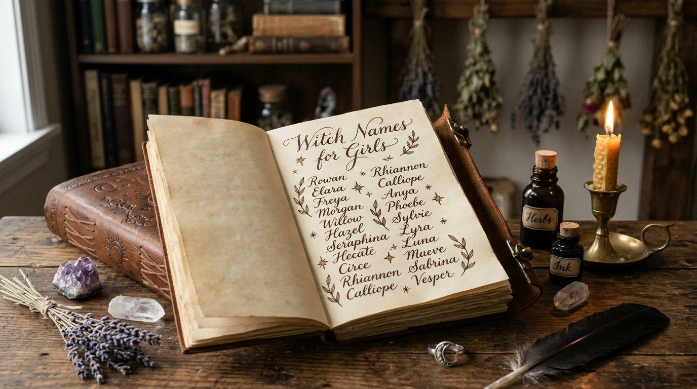 Elegant Witch Names for Girls