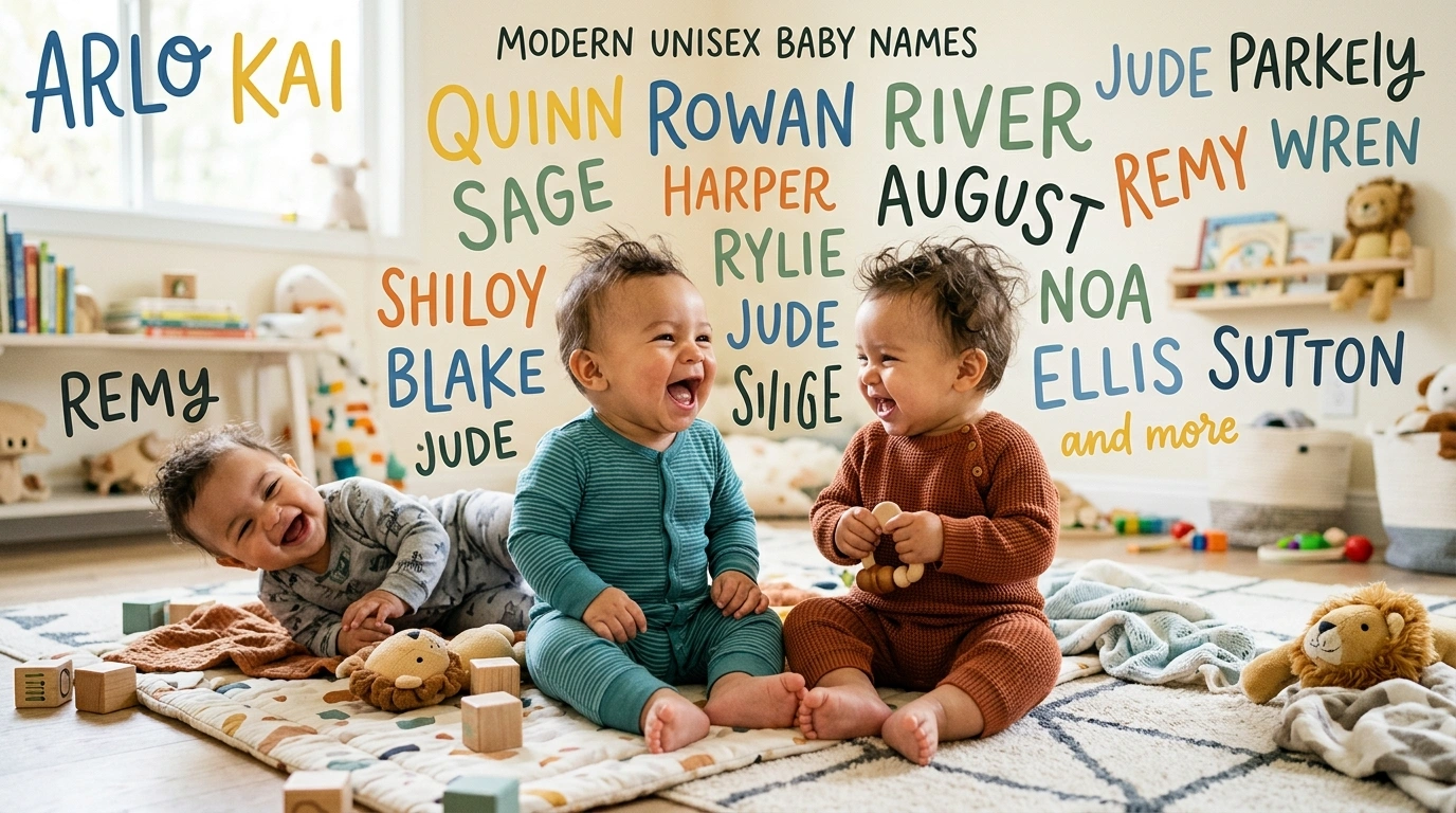 Luxury Modern Unisex Baby Names