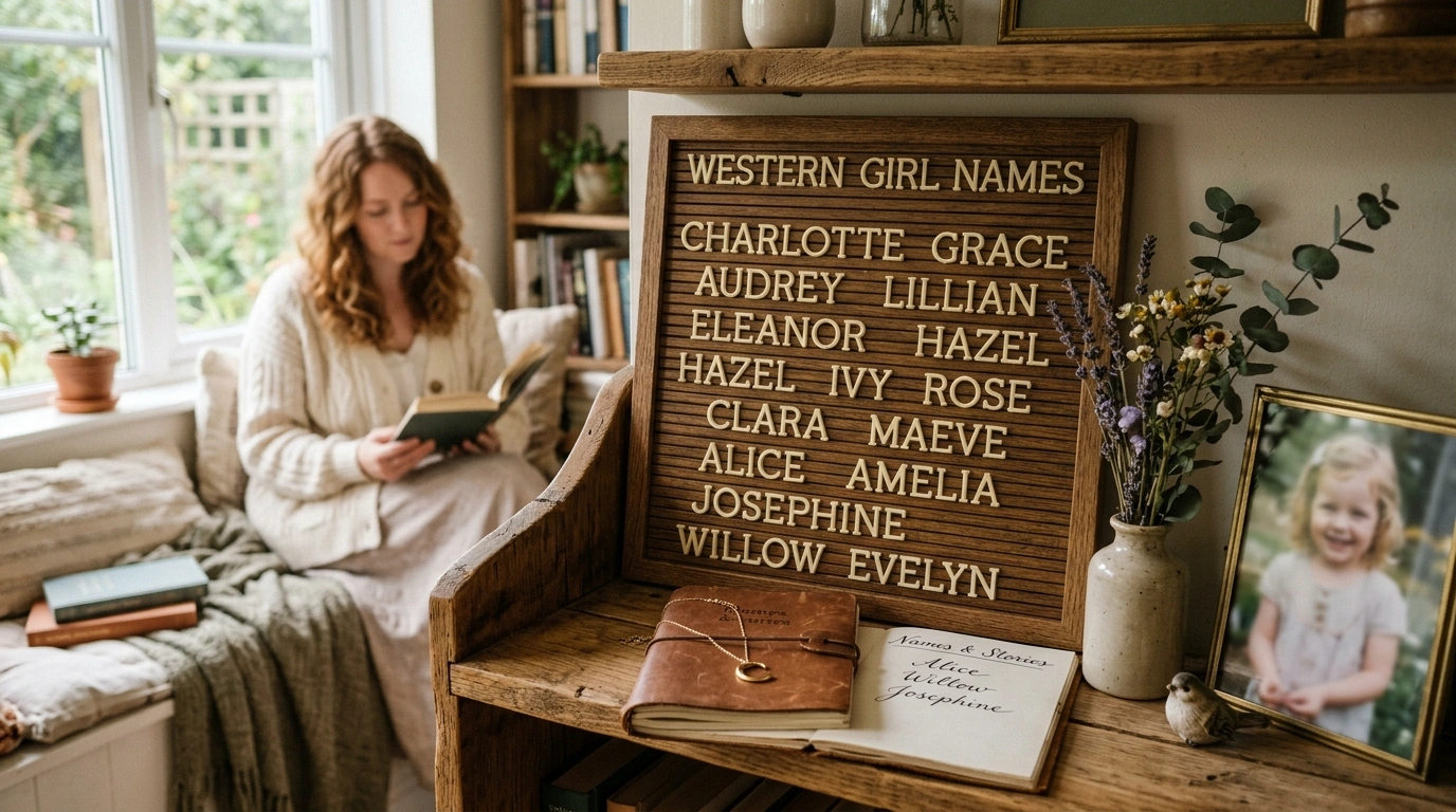 Modern Western Girl Names Aesthetic