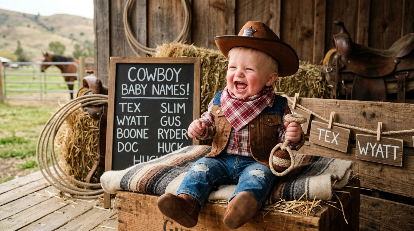 Vintage Cowboy Baby Names