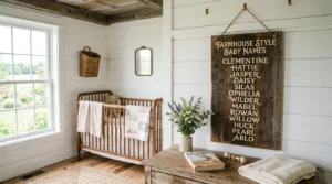farmhouse style baby names