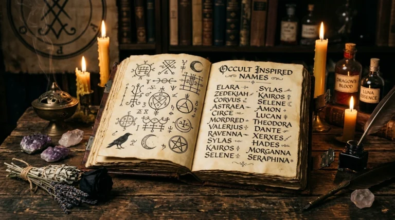 occult inspired names