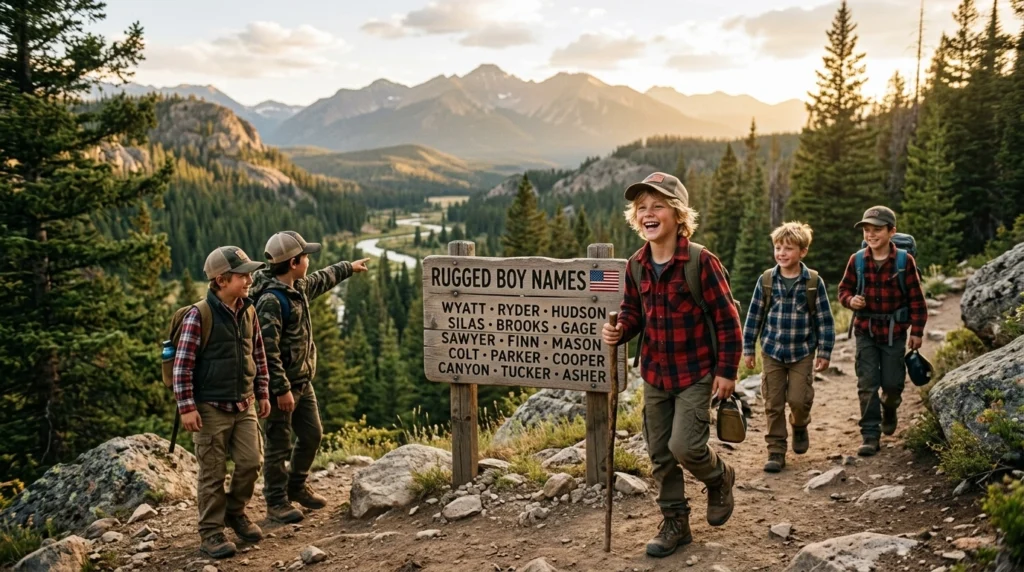 rugged boy names USA