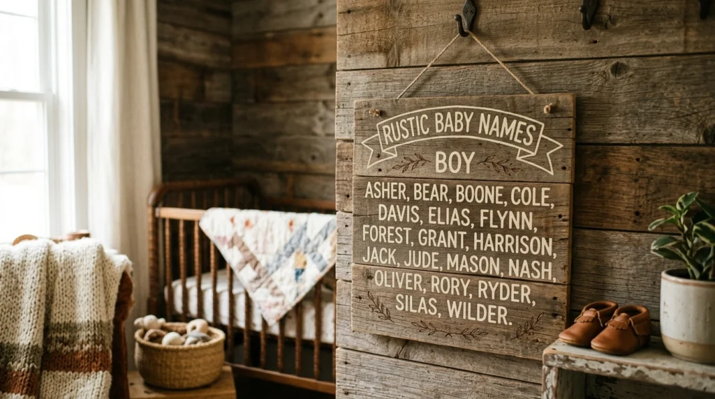 rustic baby names boy